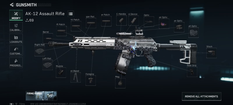 Build screenshot