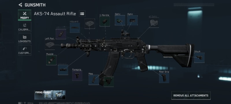 Build screenshot