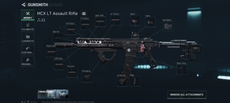 Build screenshot