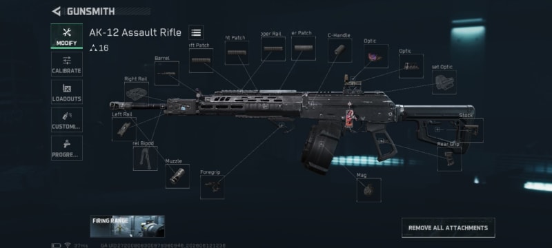 Build screenshot