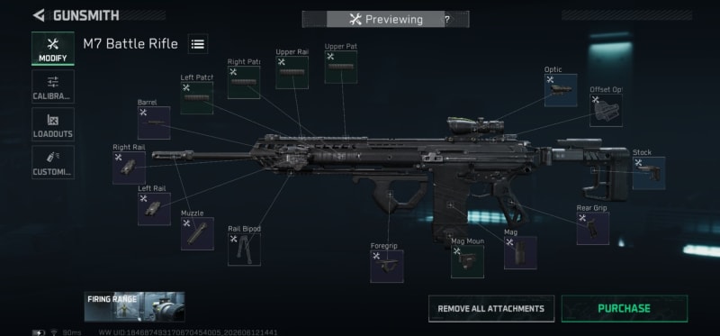 Build screenshot