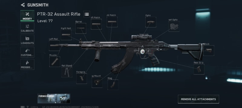 Build screenshot