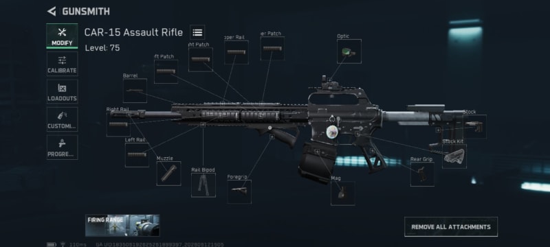 Build screenshot