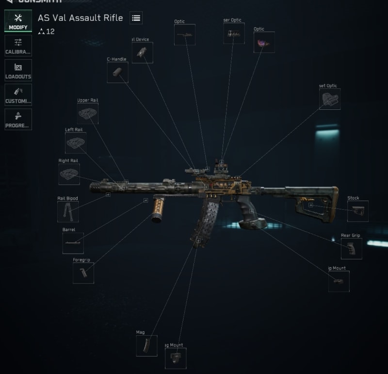 Build screenshot
