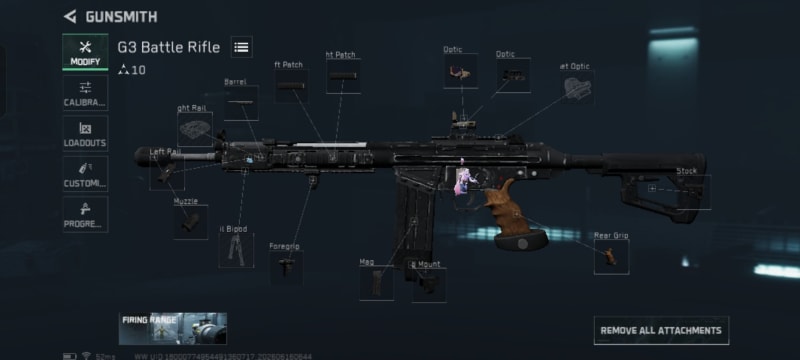 Build screenshot