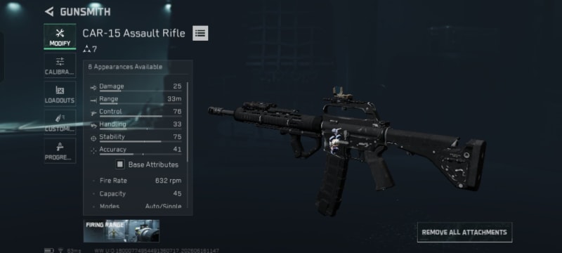 Build screenshot