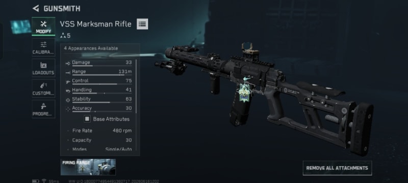Build screenshot