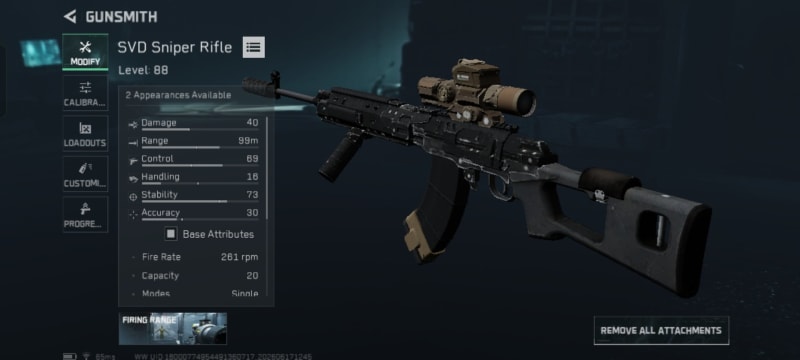 Build screenshot
