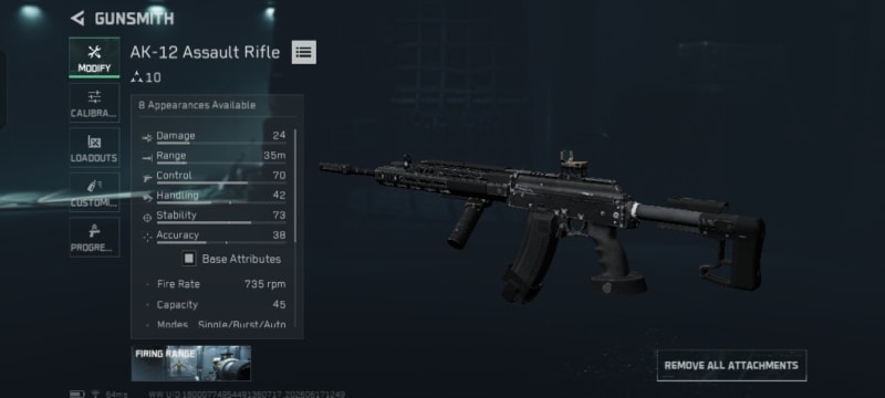 Build screenshot