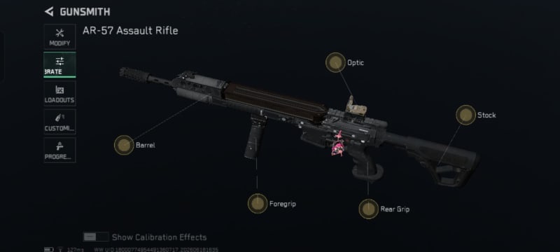 Build screenshot