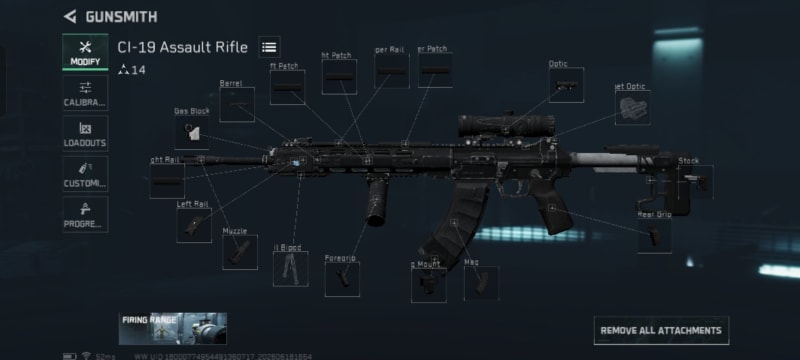 Build screenshot