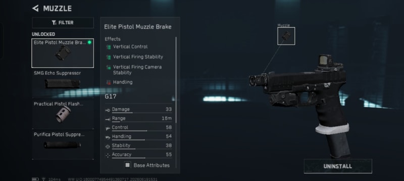 Build screenshot