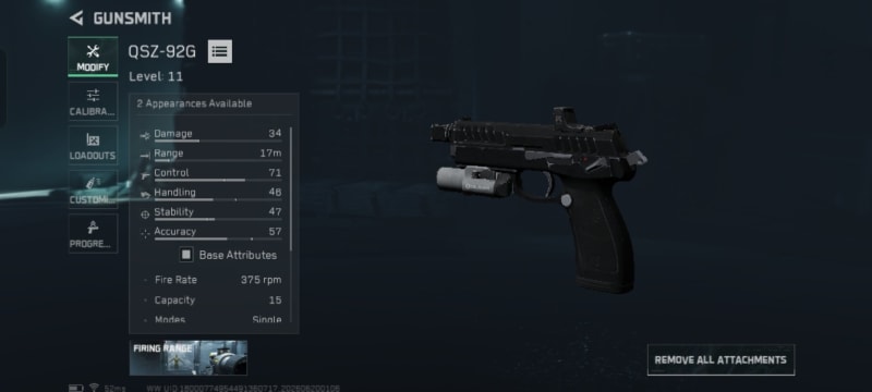 Build screenshot