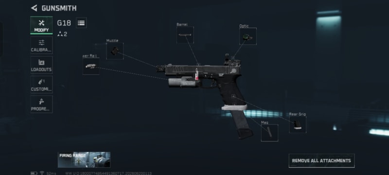 Build screenshot