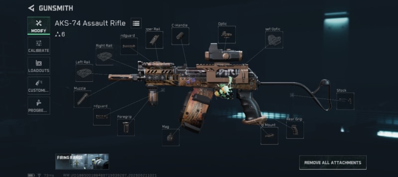 Build screenshot