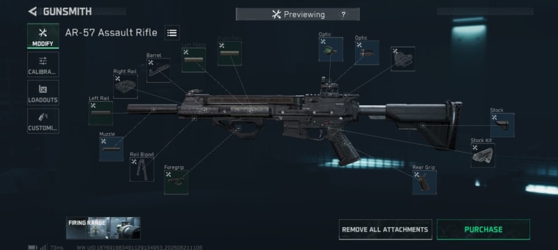 Build screenshot
