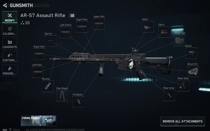 Build screenshot