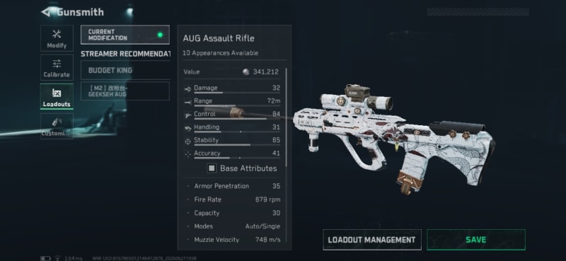 Build screenshot