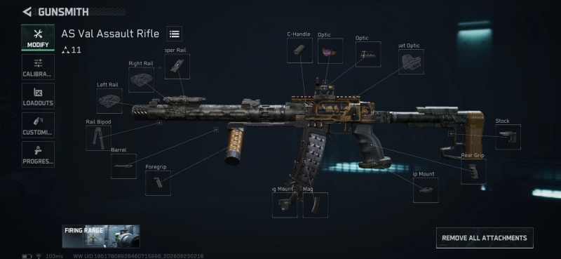 Build screenshot