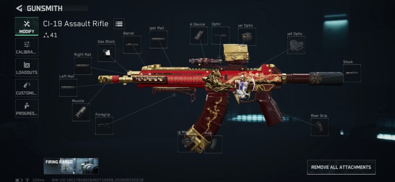 Build screenshot
