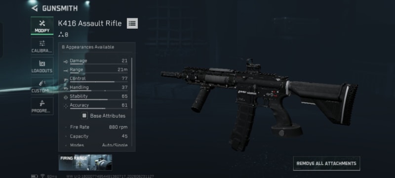 Build screenshot