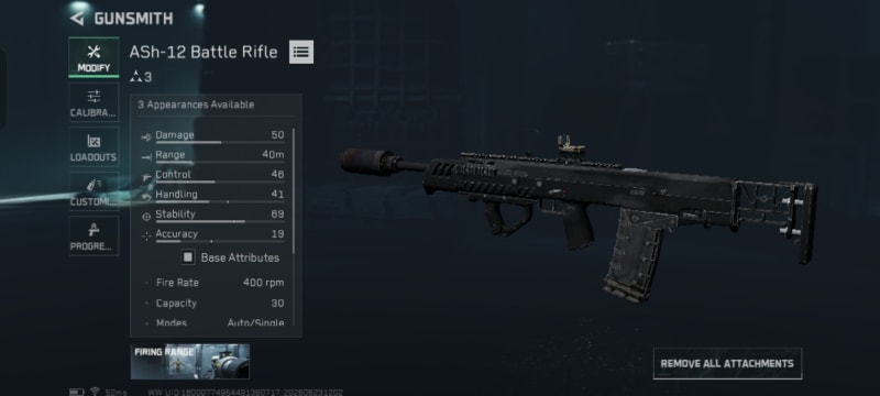 Build screenshot