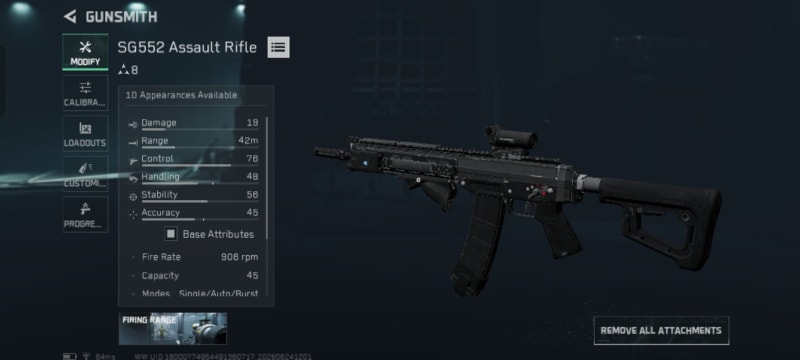 Build screenshot