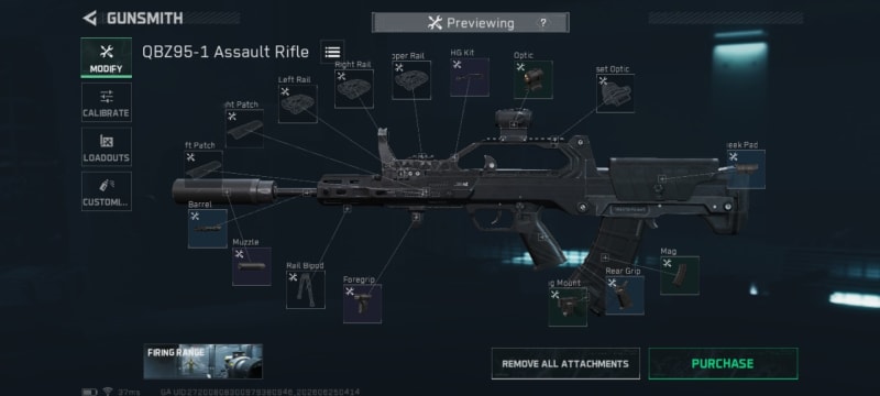 Build screenshot
