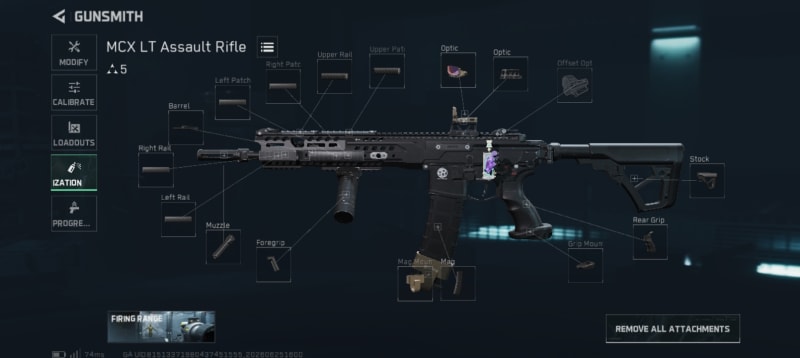 Build screenshot