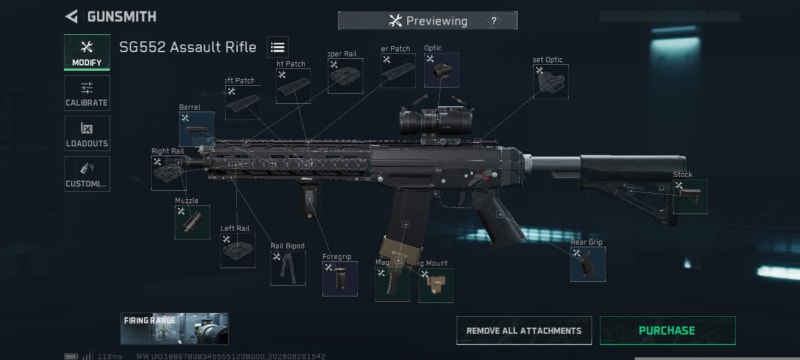 Build screenshot