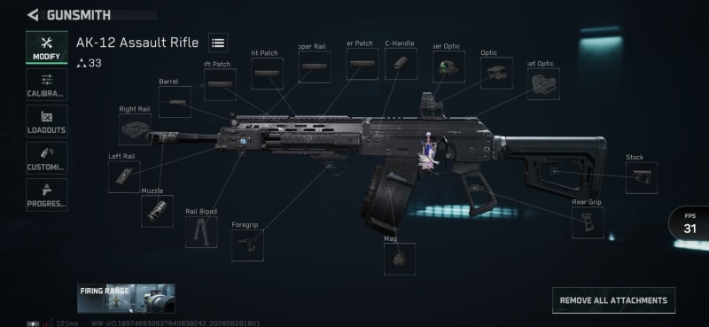 Build screenshot