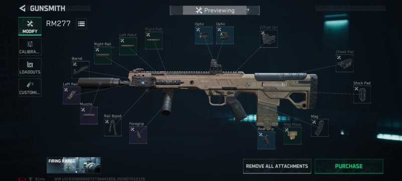 Build screenshot