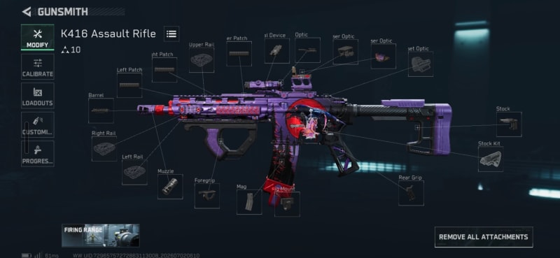 Build screenshot