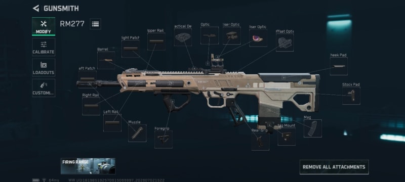 Build screenshot