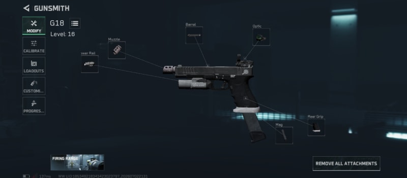 Build screenshot
