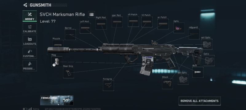 Build screenshot