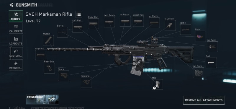 Build screenshot