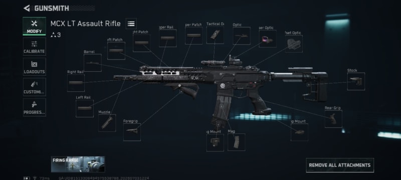 Build screenshot
