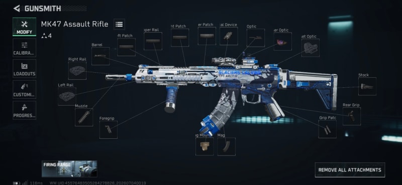 Build screenshot