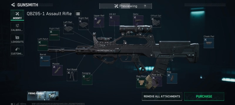 Build screenshot