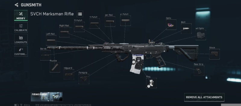 Build screenshot