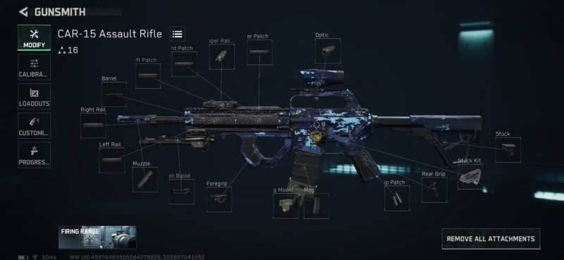 Build screenshot
