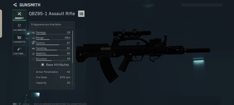 Build screenshot