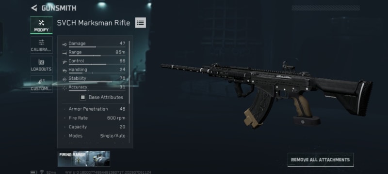 Build screenshot
