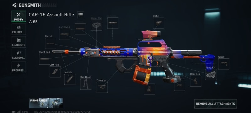 Build screenshot