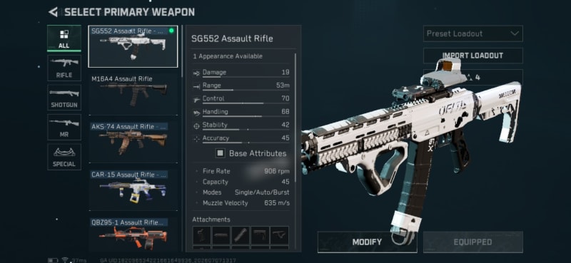 Build screenshot