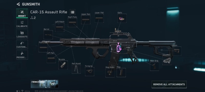 Build screenshot