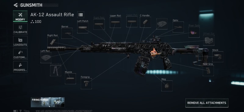 Build screenshot