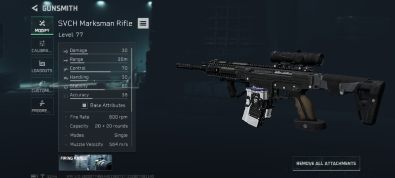 Build screenshot