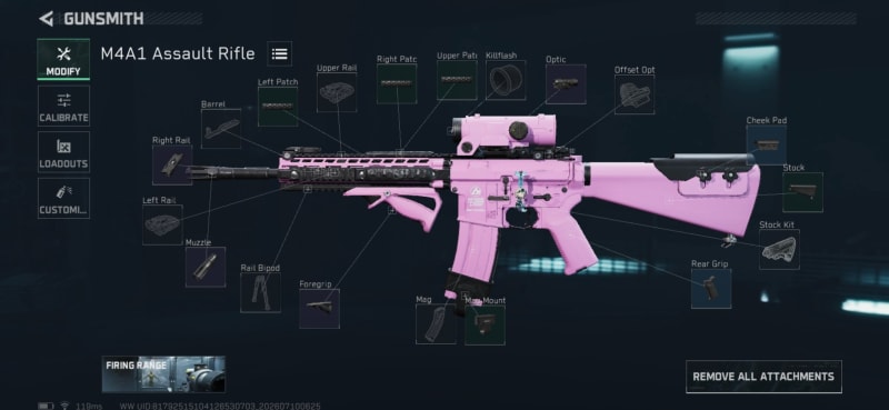 Build screenshot